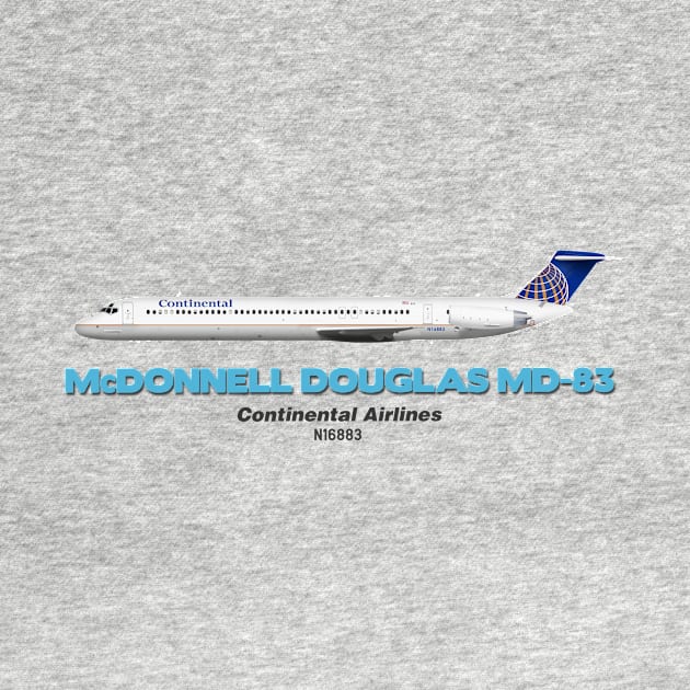 McDonnell Douglas MD-83 - Continental Airlines by TheArtofFlying